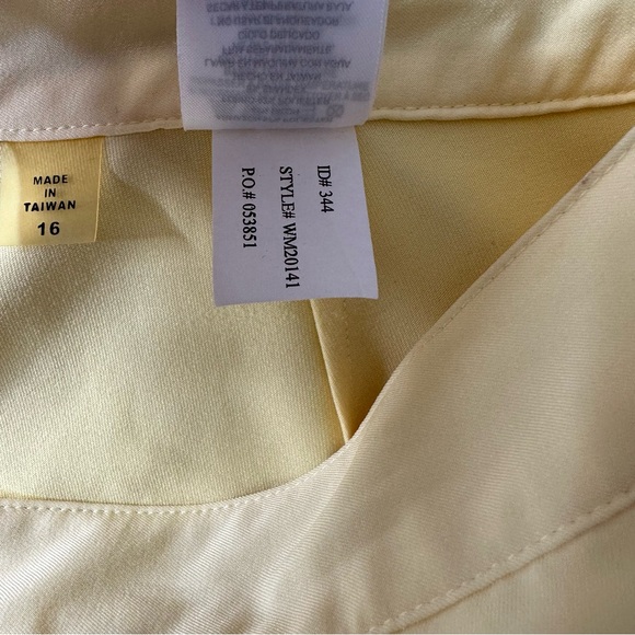 ASHWORTH Butter Yellow Golf Skort Size 16, Side Pockets Performance Wear‎ - Picture 6 of 6